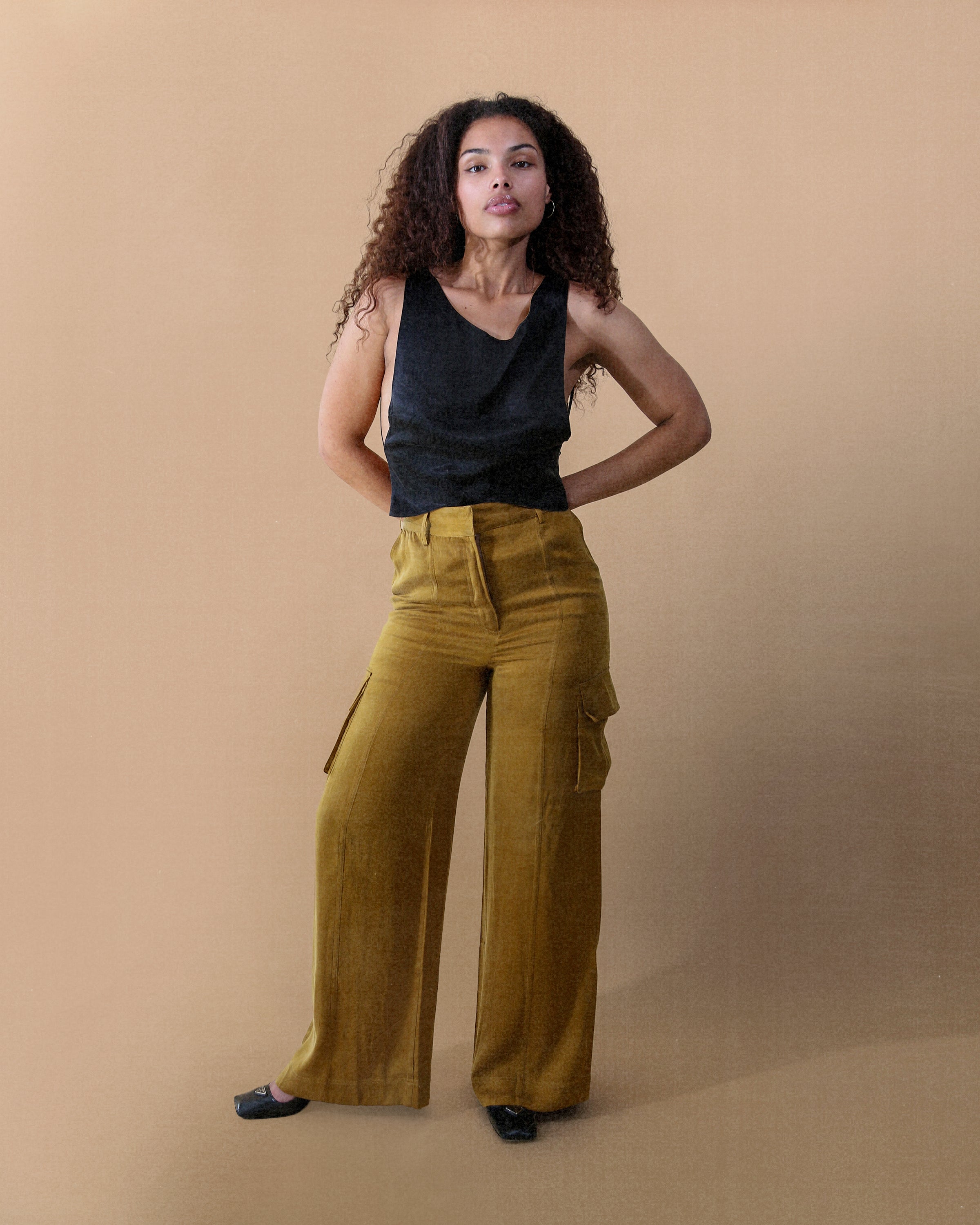 Aurora Pant in Moss