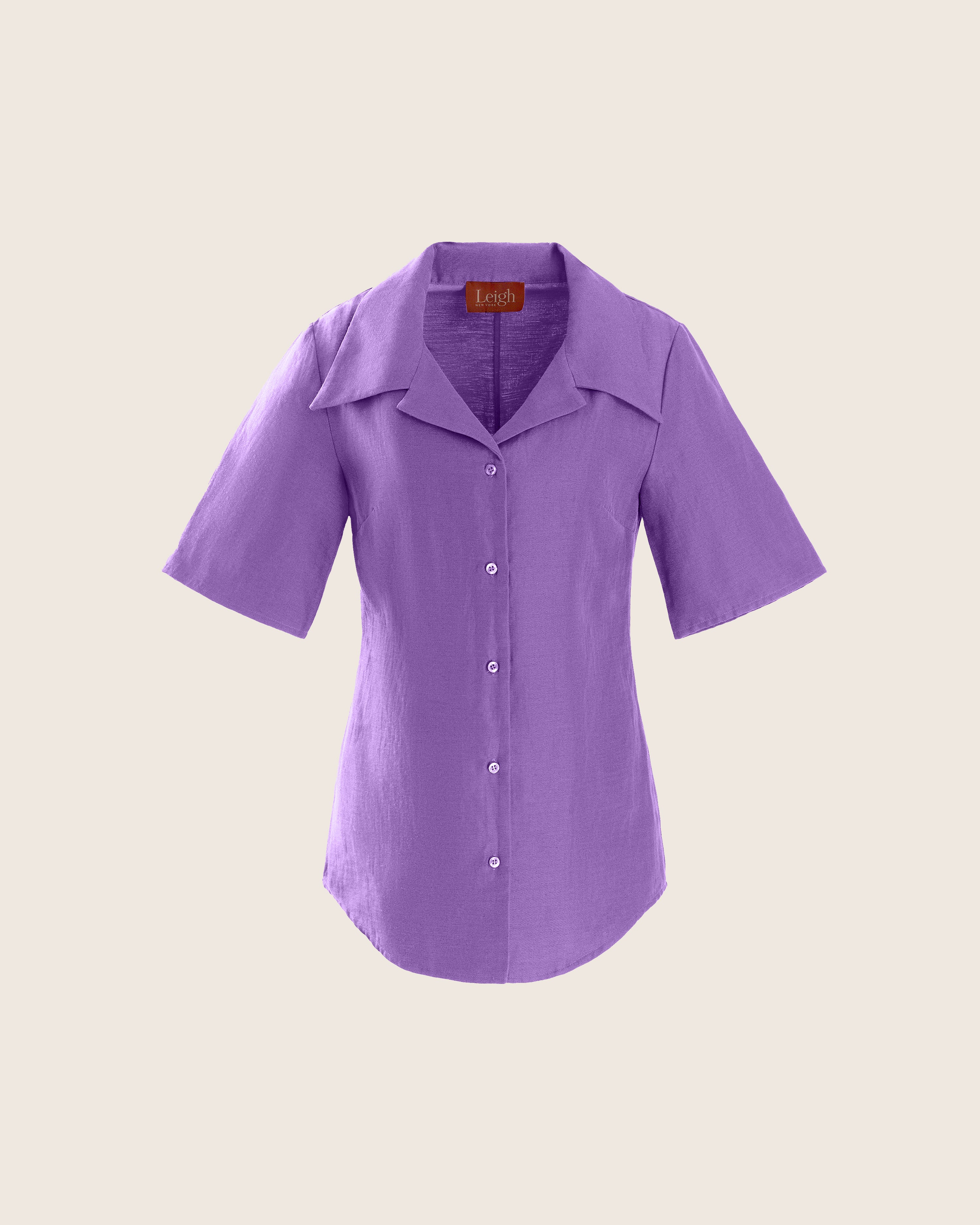 Sabrina Button Down in Orchid — Final Sale
