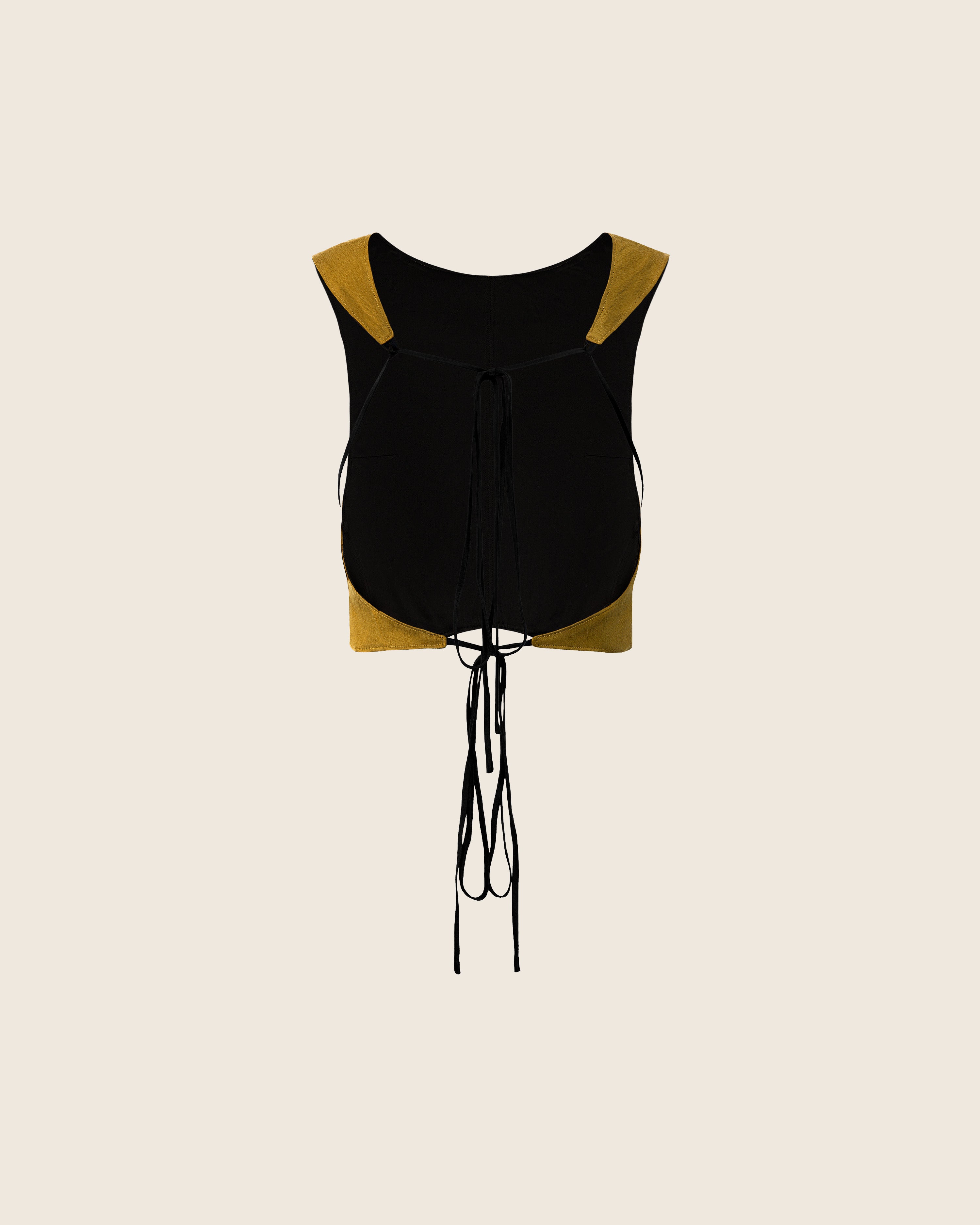 Kristine Top in Moss/Black