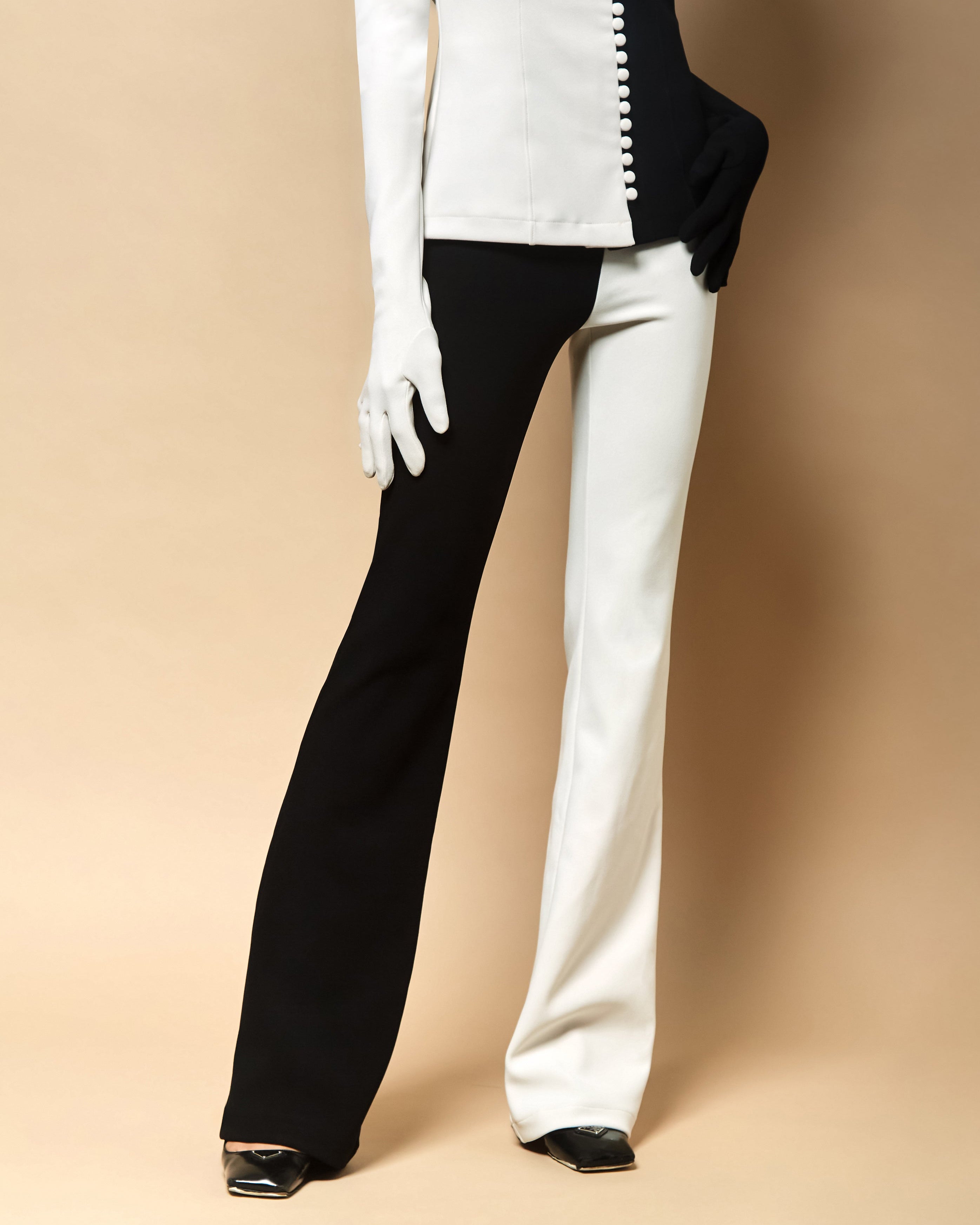 Josephine Flare Pant in Black — Final Sale