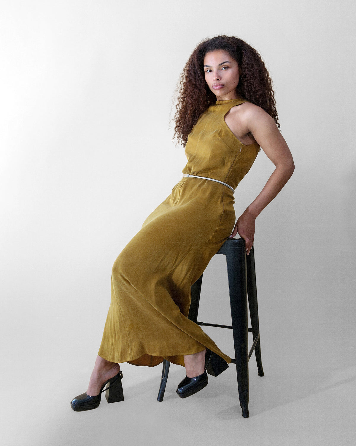 Avery Dress in Moss